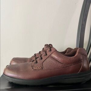 Nunn Bush Brown Leather Lightweight memory foam Oxfords 12M